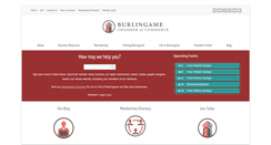 Desktop Screenshot of burlingamechamber.org